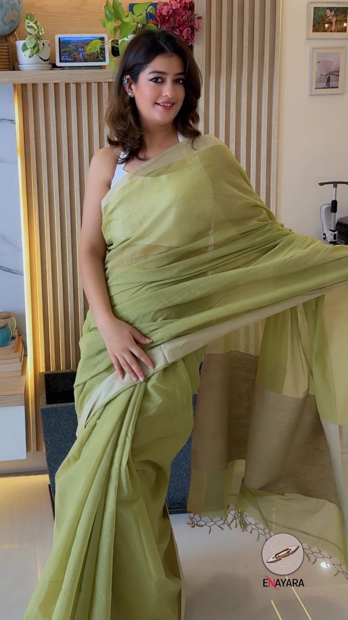 Ira – Tangail Handloom Cotton Saree