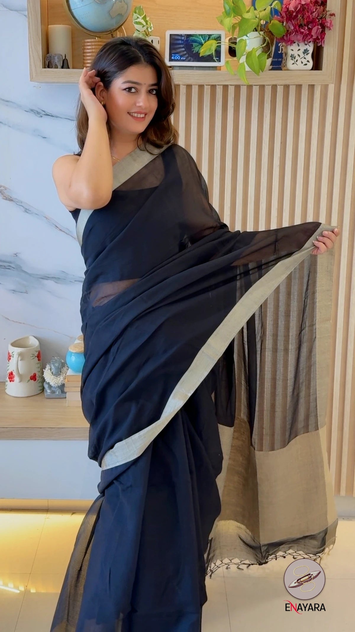 Aavya – Tangail Handloom Cotton Saree