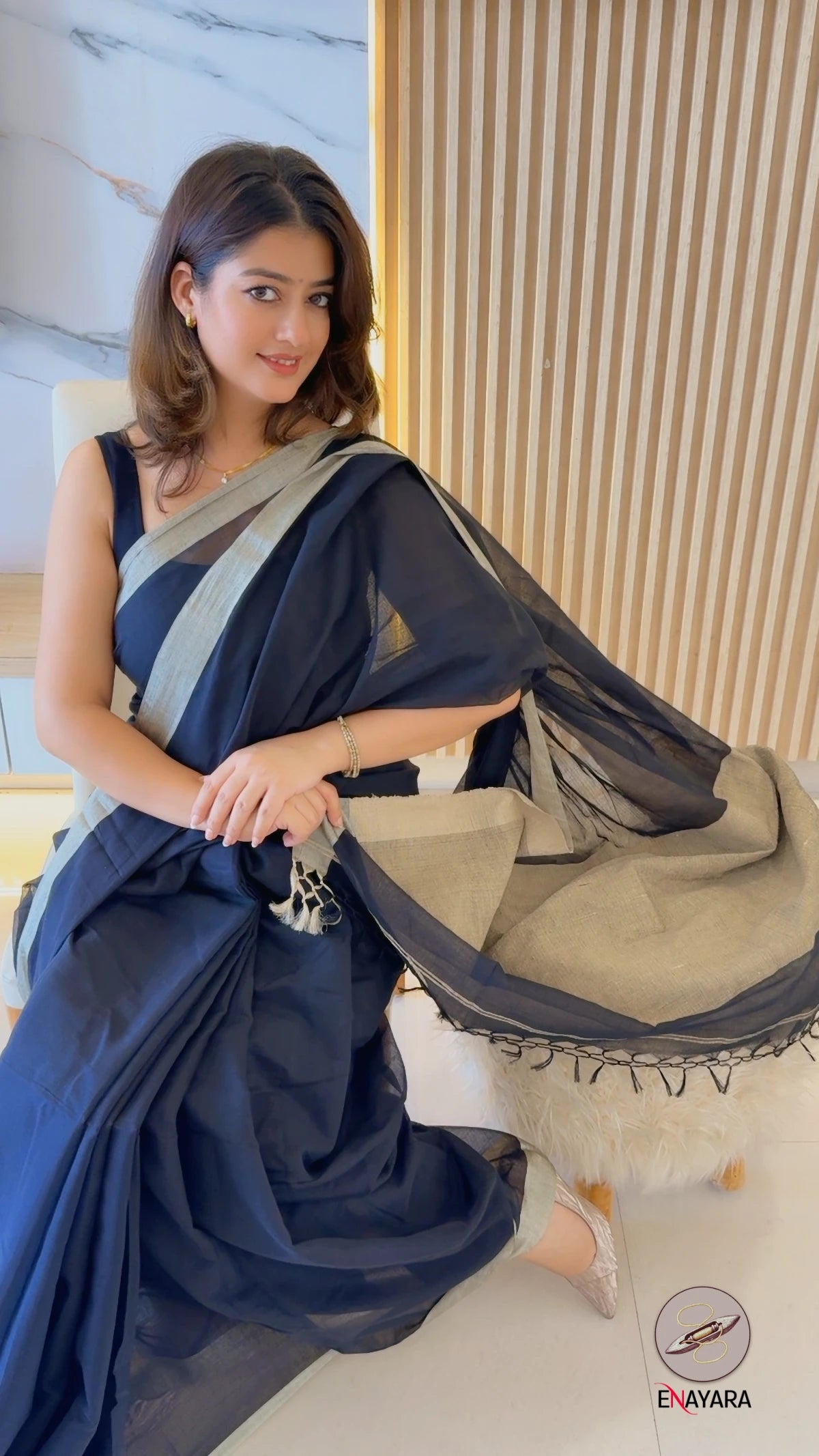 Aavya – Tangail Handloom Cotton Saree