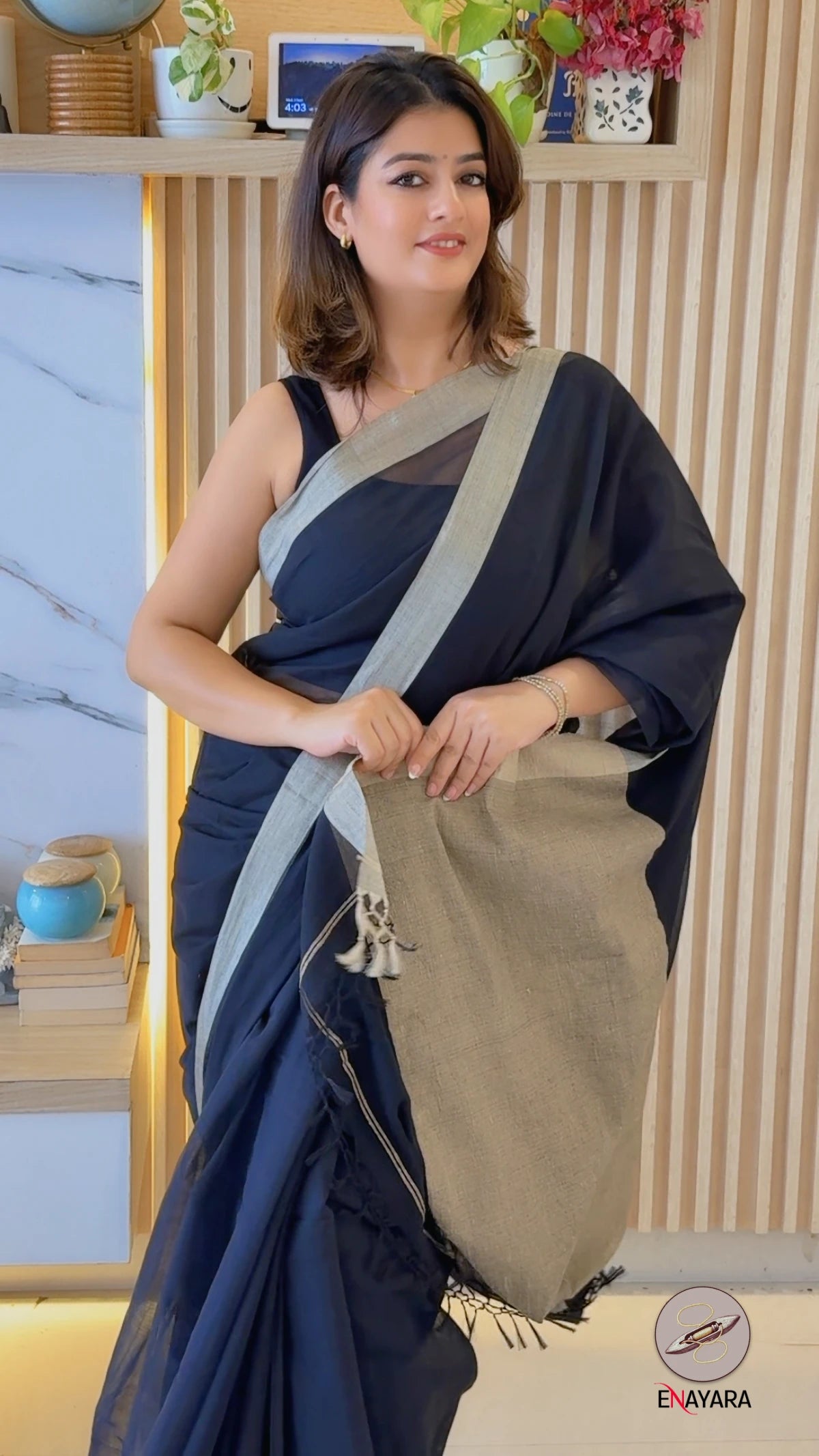 Aavya – Tangail Handloom Cotton Saree
