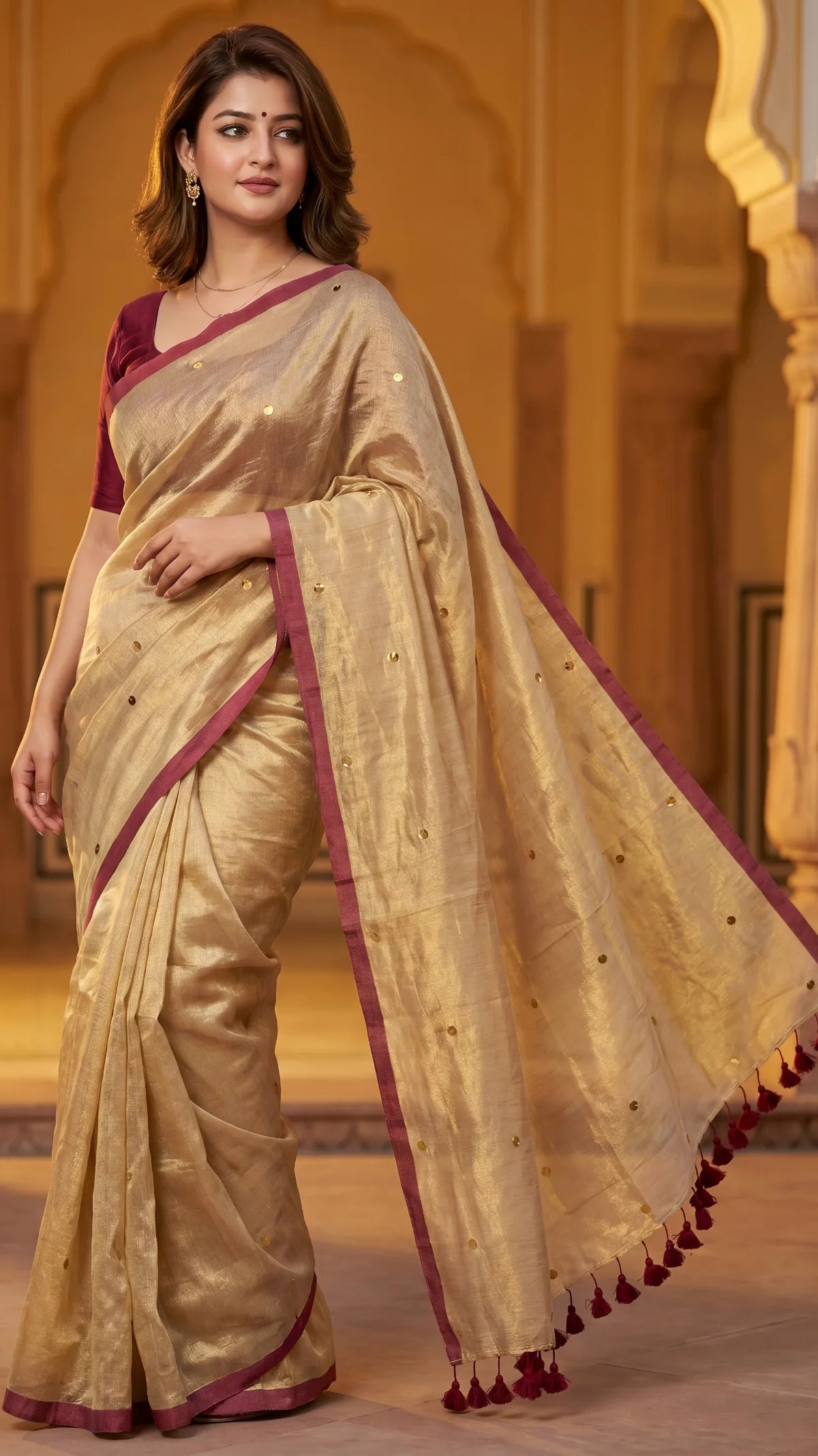 Demure - Hilary Gold - Classic Tassels