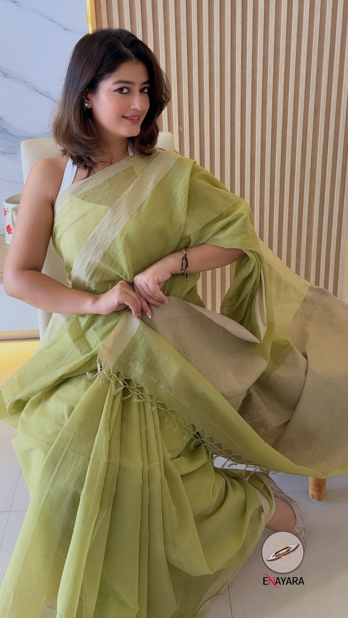 Ira – Tangail Handloom Cotton Saree