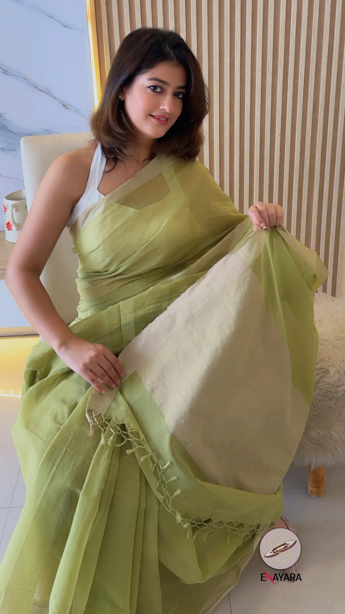 Ira – Tangail Handloom Cotton Saree