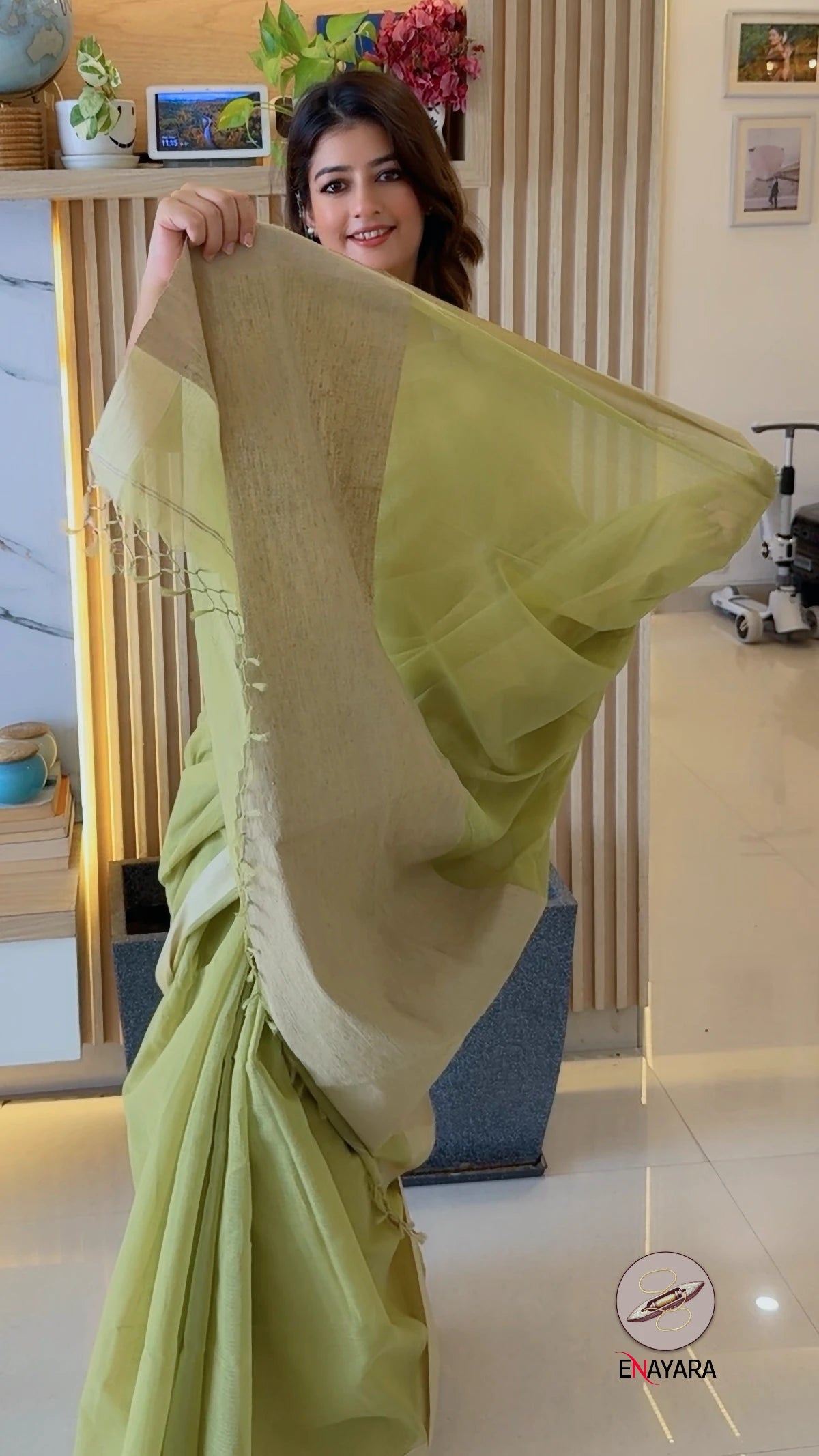 Ira – Tangail Handloom Cotton Saree