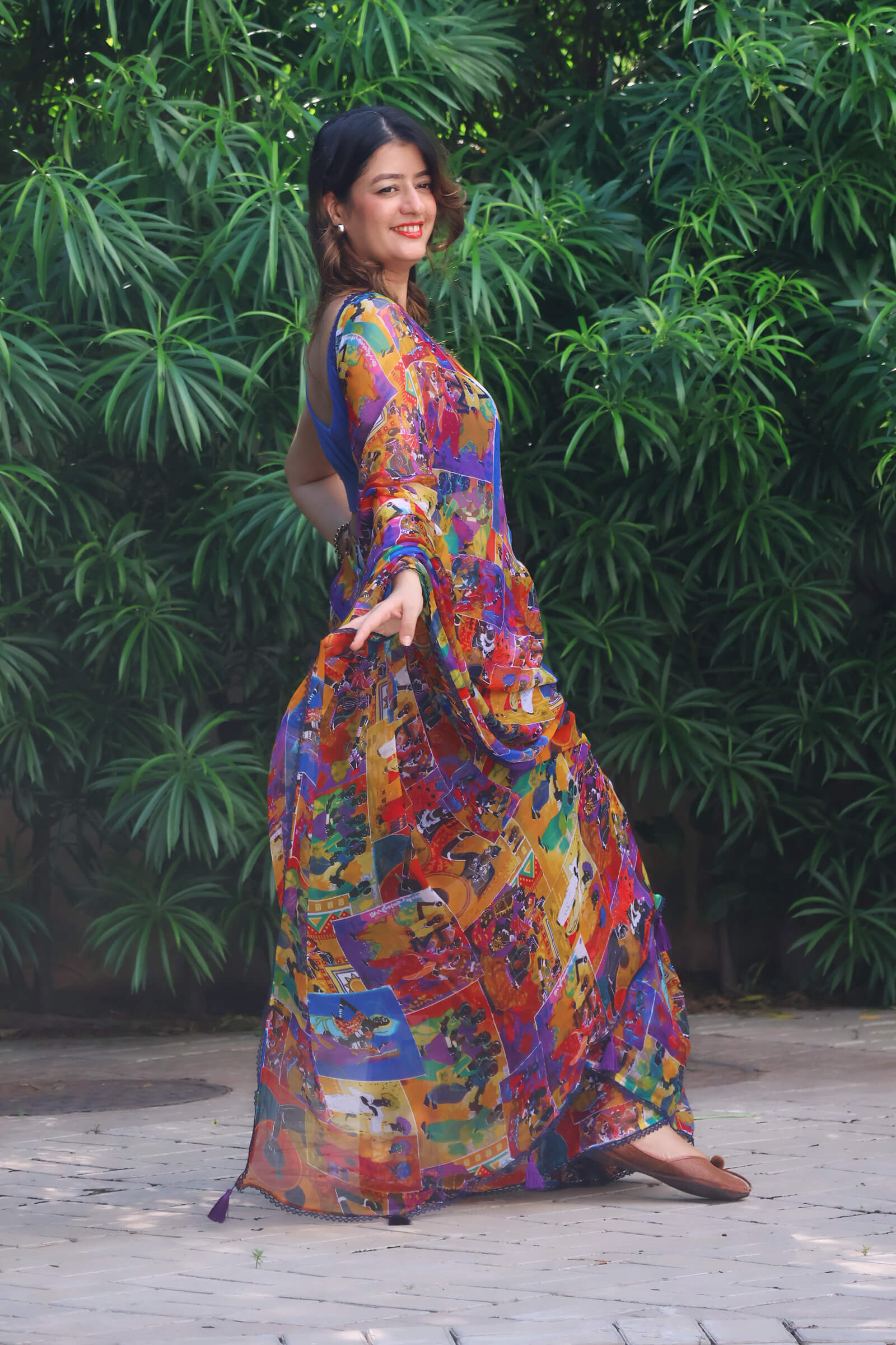 chiffon saree