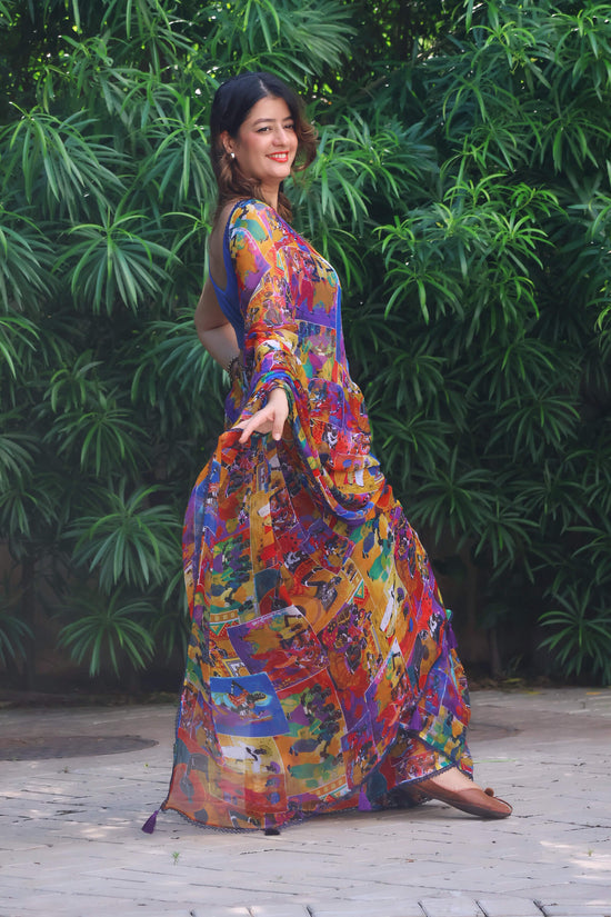 chiffon saree