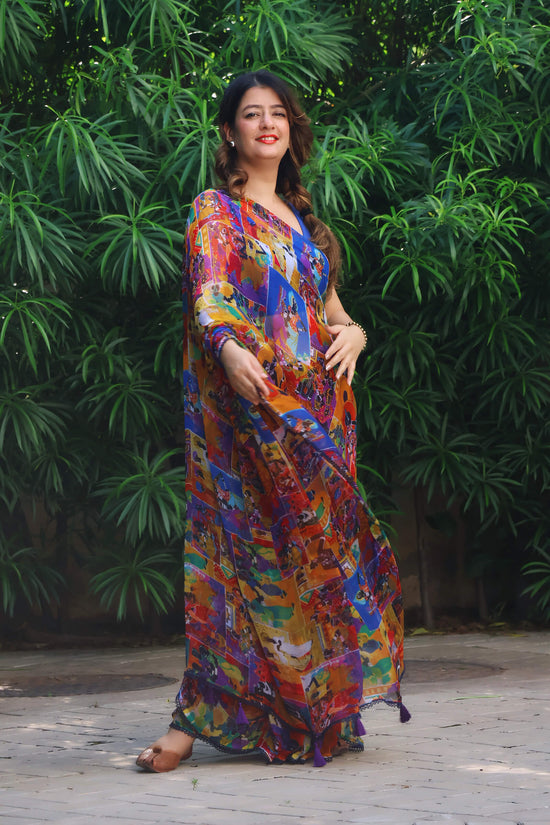 Chiffon saree