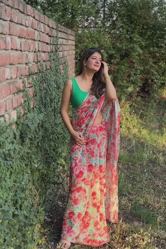 Exotic Bouquet Saree