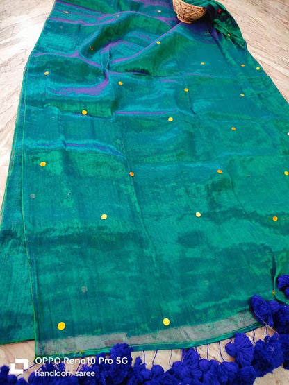 Demure - Elegant Tissue Saree Without Blouse